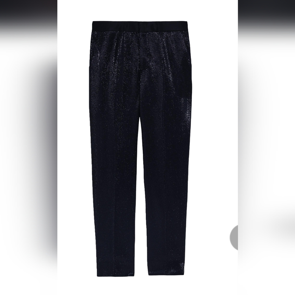 Zara Women's Shimmering Black Dress Pants